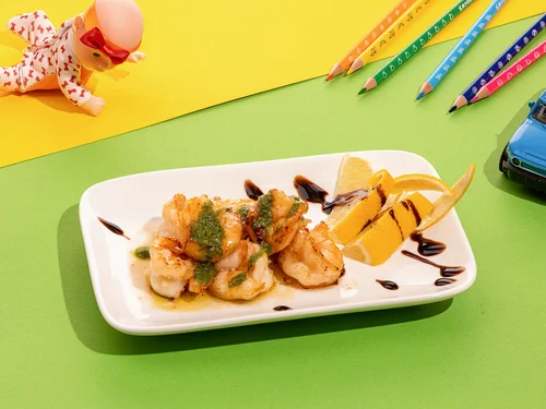 Креветки жареные