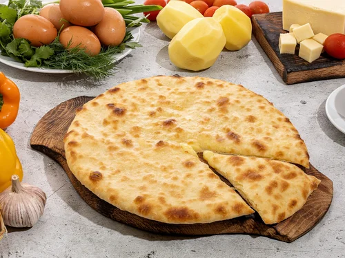 Пирог с сыром и картофелем