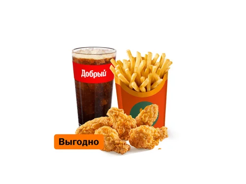 Куриные крылышки (5 шт.) Комбо Большой