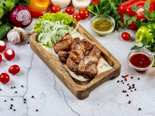 Шашлык из cвинoй шеи