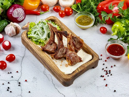 Шашлык из бараньей корейки