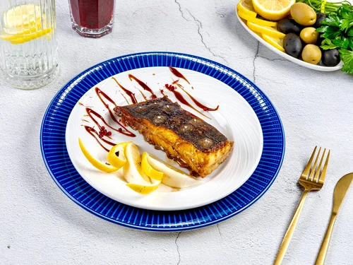 Камбала запеченная