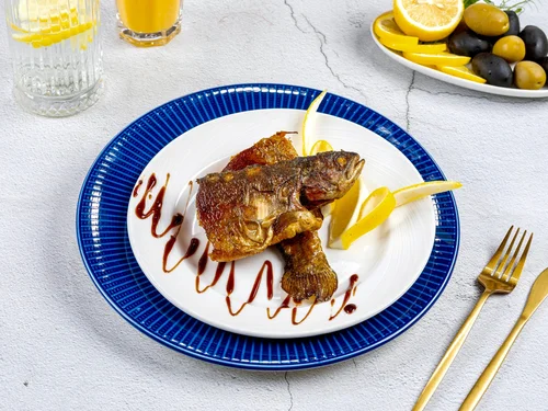 Форель радужная жареная